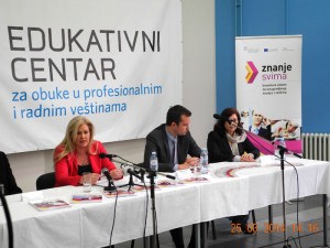 Konferencija za novinare povodom početka obuka za nezaposlene, u okviru projekta „Znanje svima“